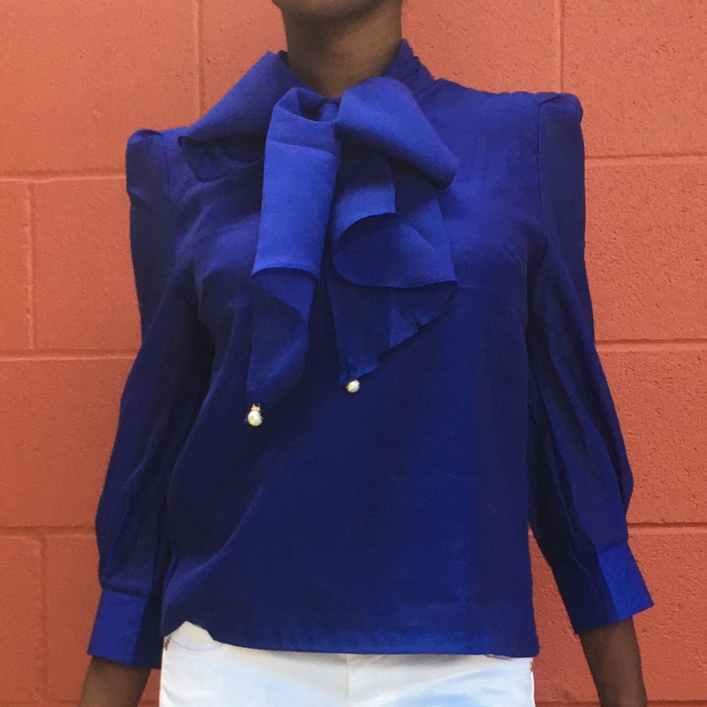 BRAND NEW!!!! Rural blue blouse.